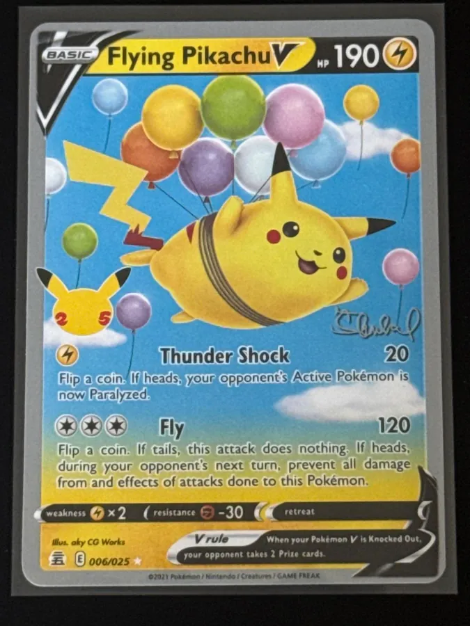 World Championships 2022 Flying Pikachu V [Ondrej-Skubal] Pokémon card